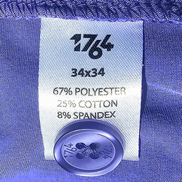 🟢 ☆ NWOT ☆ 1764 Golf Lightweight Purple Stretch Performance Men's Pant 34x34 - Picture 8 of 10